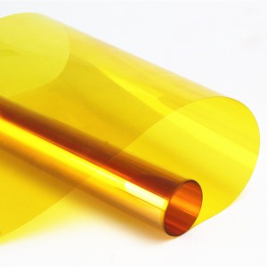 cheap decorative window film in yellow