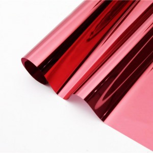 solar red silver tint building window film