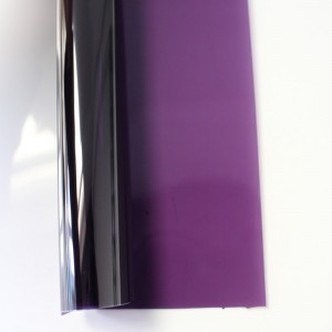 purple self adhesive decorative window film