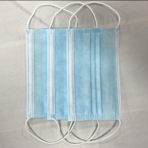 3 ply brand new non-woven face mask with meltblown