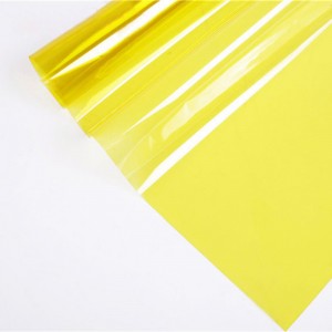 cheap decorative window film in yellow