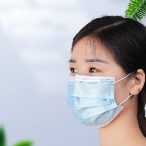 antivirus 3 layers protective face mask with ear loop