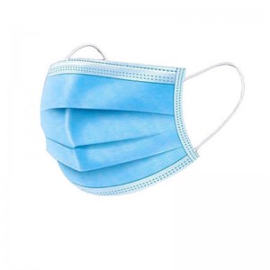 three ply face mask with elastic loop manufacturer