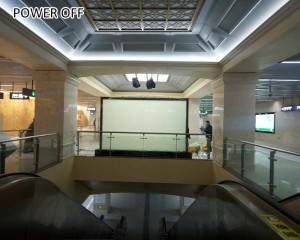 rear projection opaque smart projector film