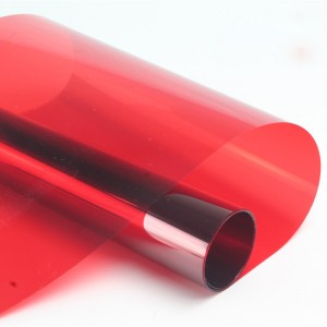 red color window decorative self adhesive film