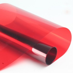 red color window decorative self adhesive film