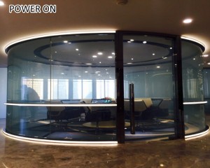 Renewable Design for Self Adhesive Switchable Smart Film -
 electronic glass tint for exhibition hall   – Noyark