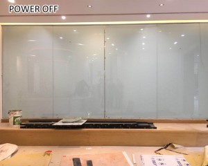 remote control tint smart glass for sliding glass door