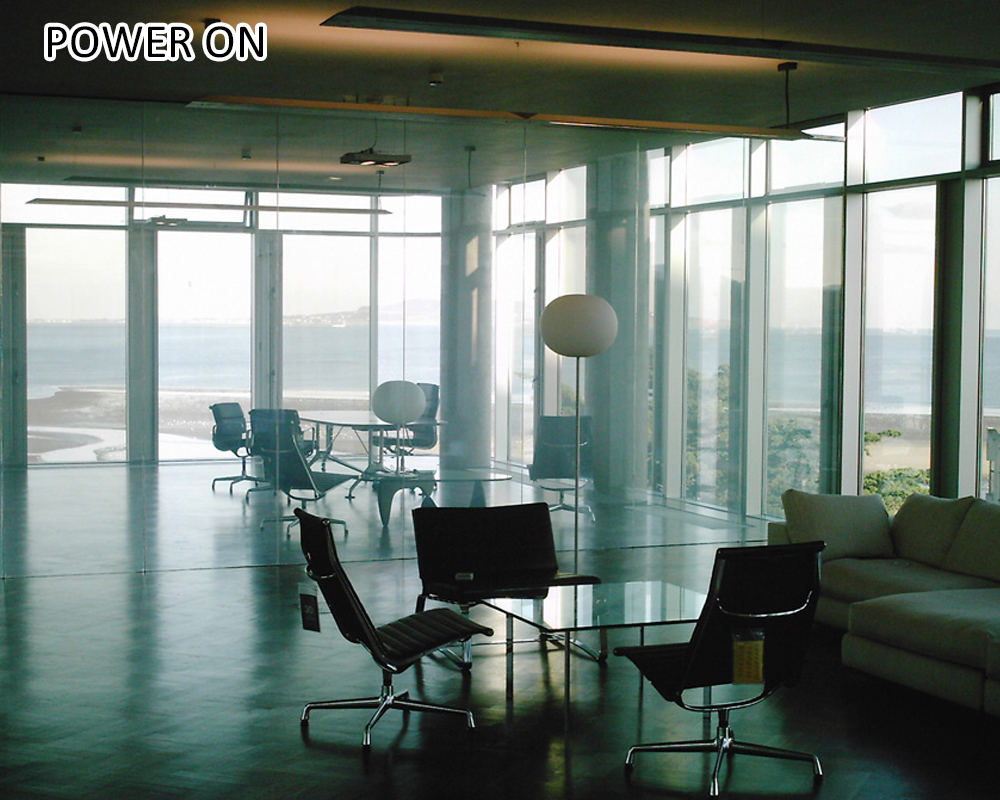 cheap pdlc switchable smart glass film for privacy protection