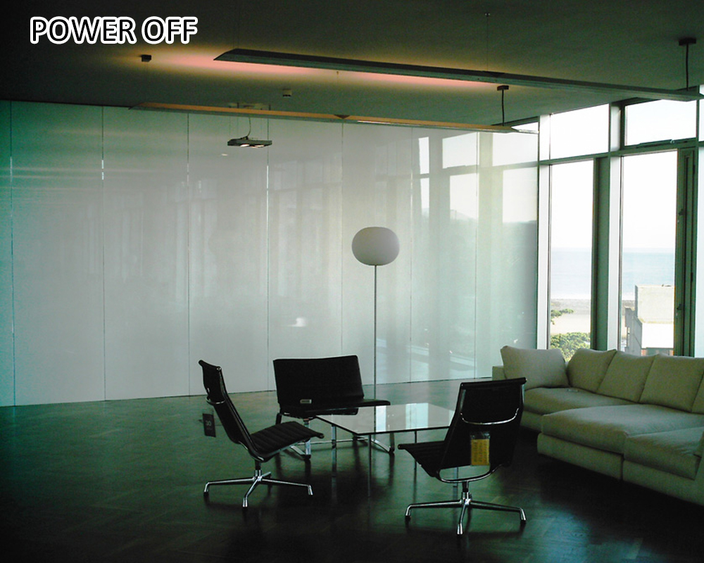 customized on-off type pdlc switchable smart glass film