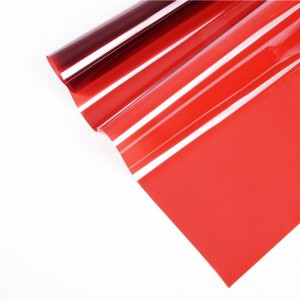 red color window decorative self adhesive film