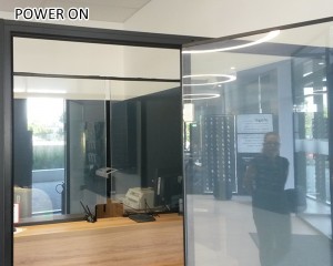 electronic switchable pdlc smart film for glass partition