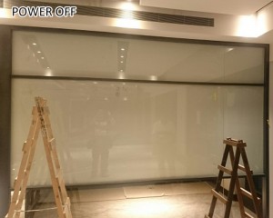 electronically controlled electrochromic pdlc glass film