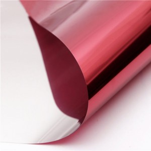 solar red silver tint building window film