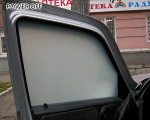 transparency controllable dimmable car tint