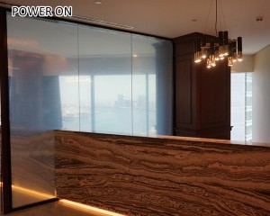 switchable pdlc smart glass film for interior design