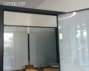 electronic switchable pdlc smart film for glass partition