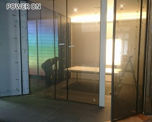 non-adhesive pdlc film of smart glass