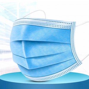 personal protective 3 layers non-woven disposable face mask