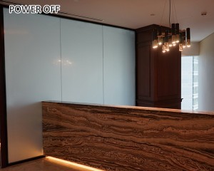 switchable pdlc smart glass film for interior design