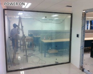 100% privacy protection smart glass black