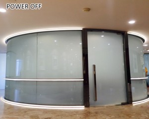 quality certified smart glass film door