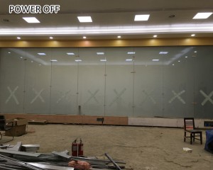 switchable electronic privacy film for glass partition