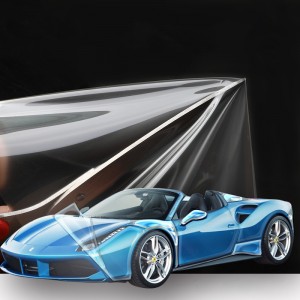 anti-uv glossy clear paint protection film bra