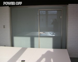 switchable privacy glass film for interior design