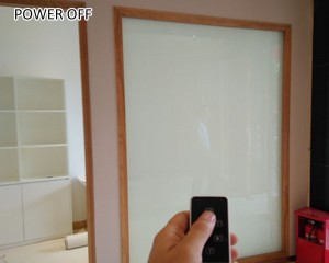 self-adhesive switchable PDLC film for conference room