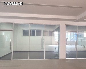 switchable self-adhesive window tinting film