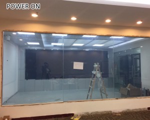 remote controlled smart glass film new design