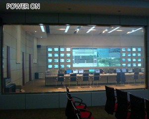 milky white electrochromic films for conference room